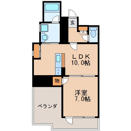 ラディアント ヤバの物件間取画像